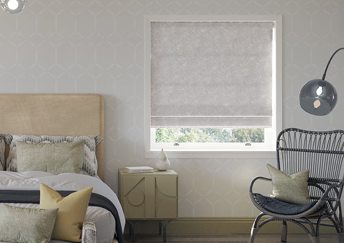 Hardwick, Silver - Twist&Fit Roman Blind - Image 3